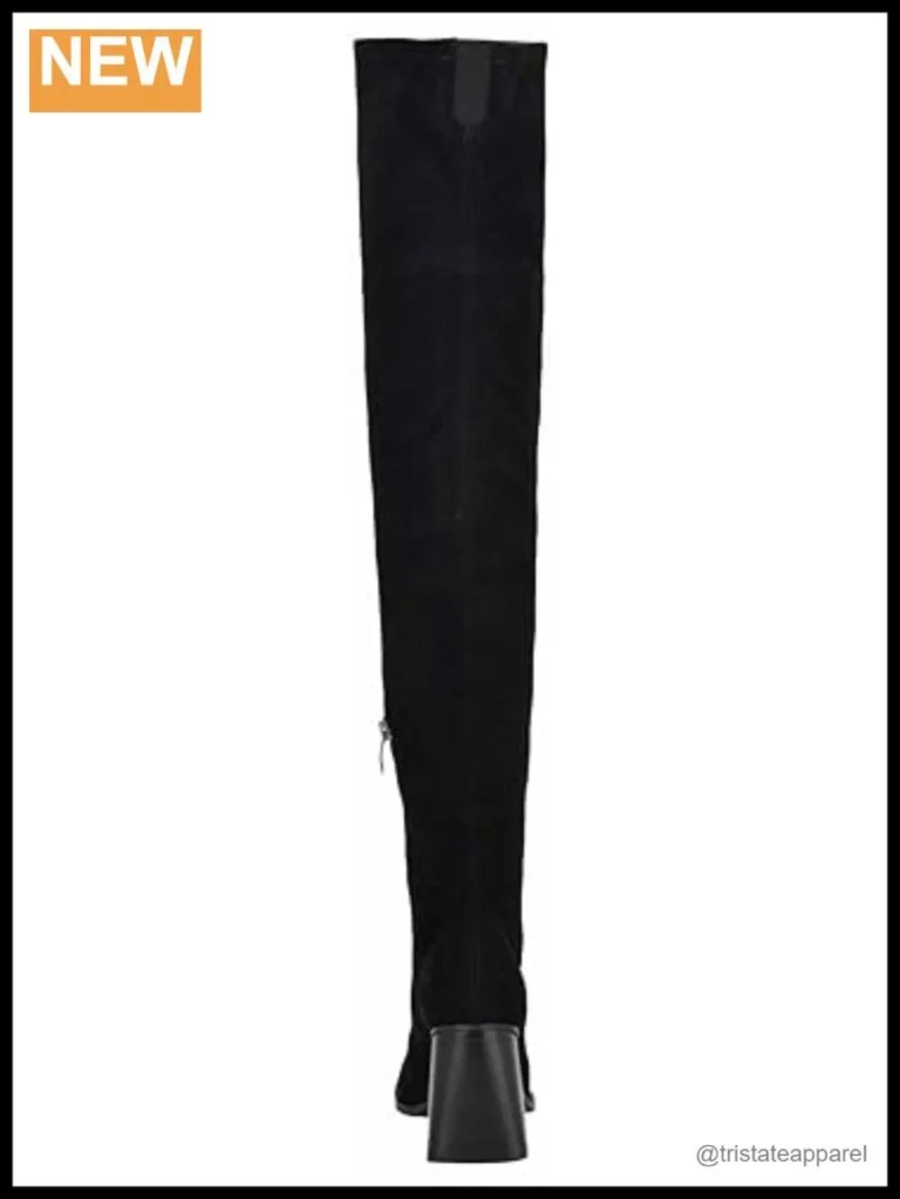 Nine West Women's Block Heel Square Toe Over-the-Knee Boots